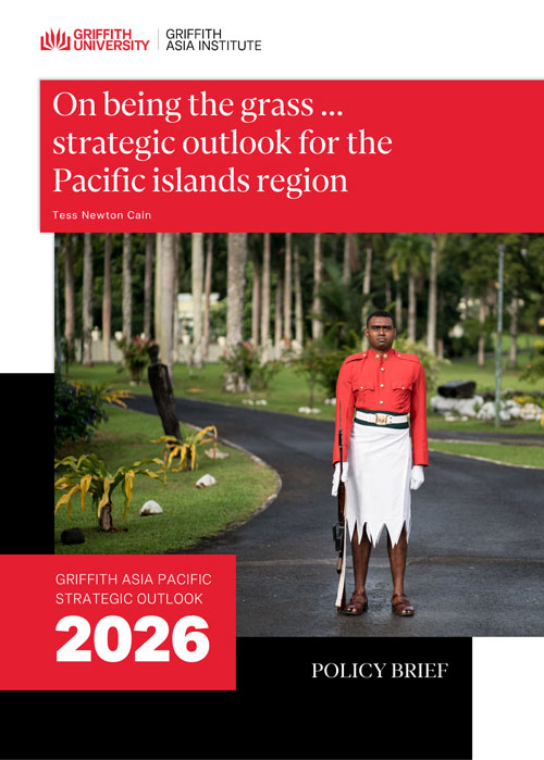 On being the grass … strategic outlook for the Pacific islands region policy brief cover