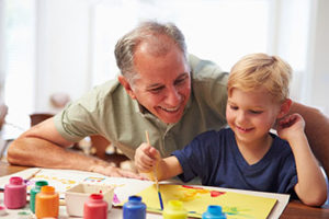 Intergenerational Care Grandfathers and Child 