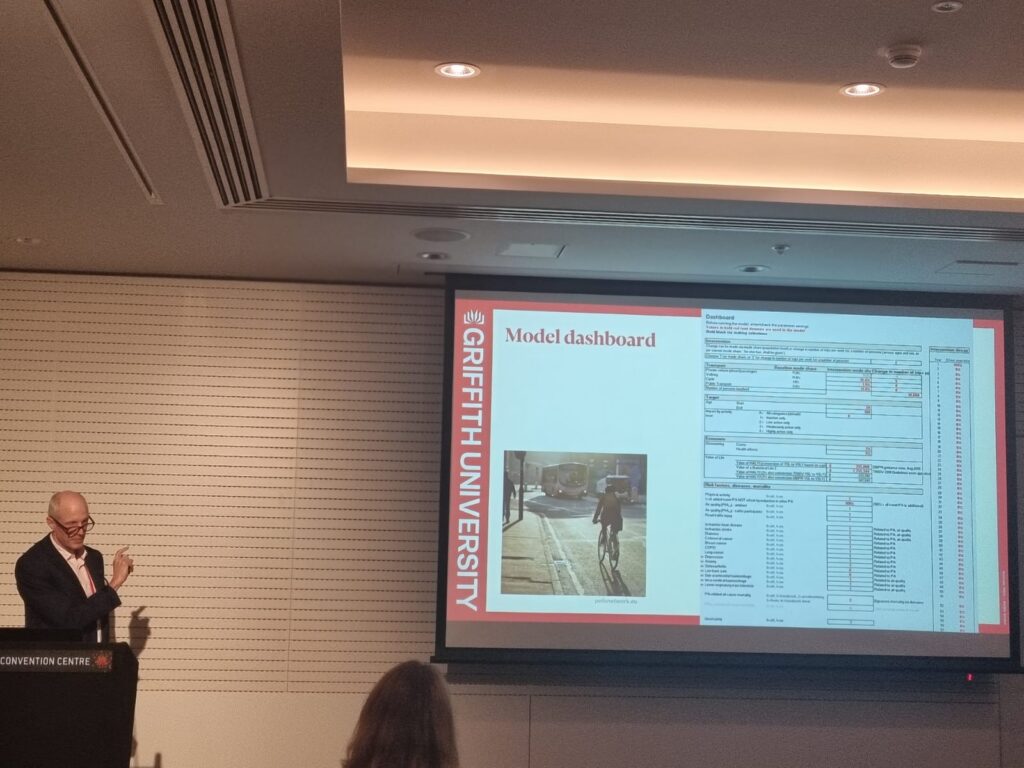 Lennert Veerman presentation at Convention Centre